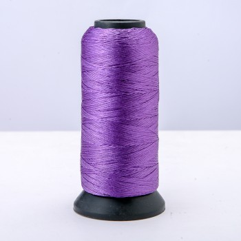 Purple nylon craft thread on a spool, diameter 0.9 mm