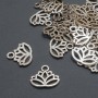 Lotus Pendant Findings, diameter 17x15mm +/- packaging 20 g 29 pcs (+/-)