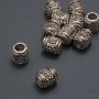 Pandora bead finding, diameter 8.5×9 mm, hole diameter 4.5 mm, packaging 20 g, 11 pcs. (±)