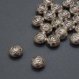 Bead Insert Findings, inner diameter 1.1 mm, size 8×5.5 mm, packaging 20 g, 21 pcs (±)