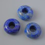 Pandora Bead, Lapis Lazuli natural stone, 14×7 mm diameter, hole diameter 5.7 mm+