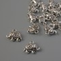 Elephant Pendant Findings, diameter 12×10, 5 mm ± packaging 17 pcs ± 20 g