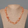 Heliolite Necklace with Natural Stone Chips, 9×4 mm, 46 cm long
