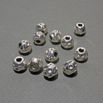 Bead insert fittings, size 9×7.5 mm, 5 mm ±, inner diameter ~3 mm, packaging 12 pcs ± 20 g