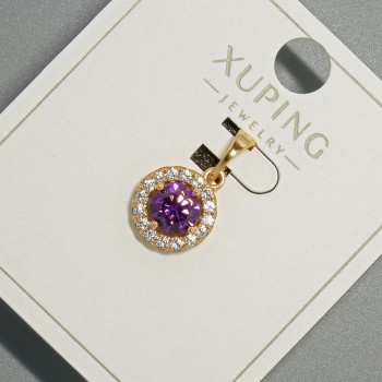 Xuping Pendant with Purple Crystal