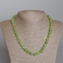 Nephrite Necklace with Smooth Beads, 8.5 mm Diameter, 50 cm Length