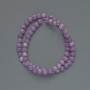 Kunzite Beads (Synthetic) Smooth Round Beads, 6mm Diameter, 39cm Length on Thread