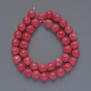 Tourmaline Beads Smooth Ball, Diameter 10 mm, Length 38 cm on Thread