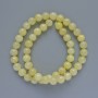 Citrine Beads (Synthetic Acrylic) Smooth Round Beads, Diameter 8.5 mm, Length 40 cm on thread