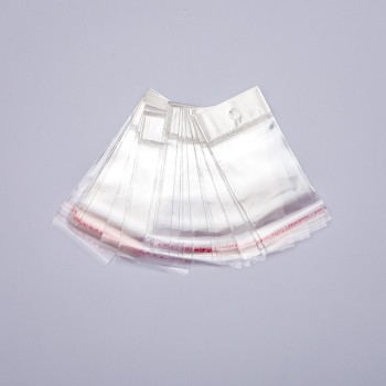 Self-adhesive packaging bags 5×11 cm, 100 pcs per pack