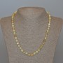 Yellow Opal Necklace, natural stone, smooth beads, diameter 6.5 mm, length 49 cm