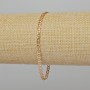 Bracelet Xuping Gold Plating 18K, length 19 cm, thickness 3.7 mm+