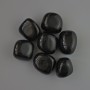 Souvenir Black Agate Cabochon, diameter 22x20-22 mm (+-), packaging 100 g