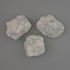 Unpolished Kaolinite Stone Pendant, from 28x21 to 36x25 mm, assorted
