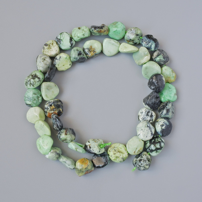 Valit Beads, Natural Stone, Faceted Beads, 10mm Diameter, 40cm Length on Thread