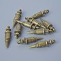 Pendant hardware 'Syringe', diameter 24.5×6.5 mm, hole diameter 2 mm, pack 10 pcs ± bronze metal color