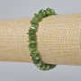 Jadeite Bracelet natural stone chips, 8x3 mm, length 18 cm +/- (stretch)