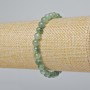 Jadeite Bracelet with Smooth Beads, 6.5 mm Diameter, 18 cm Length (Stretch)