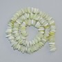 Onyx beads, natural stone chips, diameter 10×3 mm, length 40 cm on thread