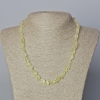 Natural Citrine Quartz Necklace, natural stone, faceted beads, bead size 6x7 mm, length 45–47 cm