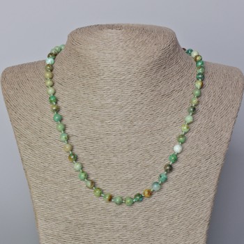 Chrysocolla Necklace with Natural Stone