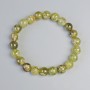 Grossular Bracelet (Green Garnet) Natural Stone Beads, Smooth, Diameter 8.5 mm ± (Stretch), Length 18 cm+