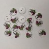 Wooden Buttons for Children Bear Cubs White 15mm ± Pack of 50