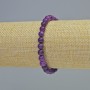 Sugilite Bracelet (pressed) Smooth Beads, 6 mm diameter ± (stretch), length 18 cm+
