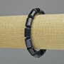 Bracelet Aventurine Night of Cairo (synthetic) Cylindrical, diameter 10x13, 5 mm ± (stretch), length 18 cm+
