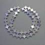 Hematite Beads Cross Shape, Silver Color, 8×8 mm Diameter, 41 cm Length, Strand