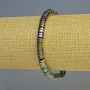 Hematite Rondelle Bracelet Multicolor, Diameter 6x2 mm ±, Length 18 cm ±, Stretchy