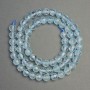 Topaz Natural Stone Beads - Faceted Ball, 6mm Diameter, 39cm Length