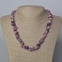 Phosphosiderite Necklace, natural stone chips, diameter 13×3–8×4 mm+