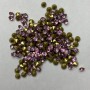 Purple rhinestones, 2 mm diameter (±), packaging 4 g (±)