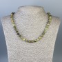 Grossular Necklace (Green Garnet) Smooth Bead 7 mm, 50 cm Length