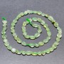 Prenit Beads on Thread, Faceted, 7x5 mm, Length 41 cm
