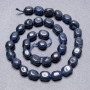 Quartz Beads (Synthetic) on Thread, Faceted, 10x7 mm, Length 37 cm