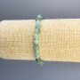 Jade Bracelet with Faceted Bead, 6 mm Diameter, 18 cm Length, Stretch