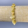 Citrine Chip Bracelet, 6x3 mm diameter, 18 cm length, stretch