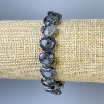 Heart-shaped Labradorite Bracelet