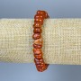Red Jasper Faceted Bead Bracelet, 8-10 x 6-8 mm, 18 cm long, stretch bracelet
