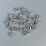 Bead insert, metal color: Silver, diameter 3×4 mm ± hole diameter ~2.5 mm, packaging 20 g (~150 pcs)