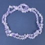 Amethyst Beads on Bead Thread, Chip Form, 8x2-4 mm, 80 cm Length +