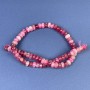 Tourmaline Rondelle Beads 8x5mm on Thread, Length 38 cm+