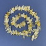 Citrine chip beads 12-17×3-5 mm on thread, length 42 cm+