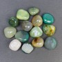 Natural Agate Faceted Nuggets Without Holes 18-24 x 16-21 mm (+/-) (per 100 g ±)
