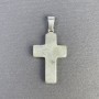 Cross Pendant with Labradorite Natural Stone 25x18x36mm+