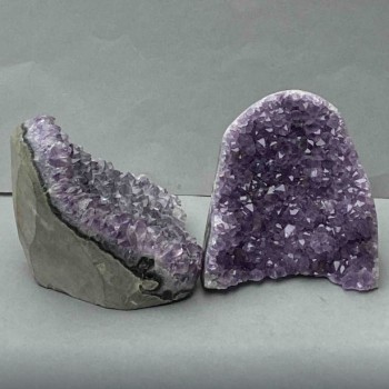 Price per 100 g. Natural amethyst druzy geode souvenir stone, weight from 500 g
