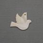 Dove pendant with natural mother-of-pearl 19x23mm+