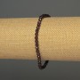 Bracelet Garnet faceted ball, diameter 4mm+-, length 18mm+- stretch